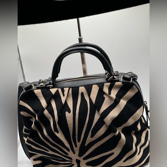 Kate♠️ Spade Bags | Kate ♠️Spade Zebra Print Canvas Crossbody/Satchel - Picture 2 of 16